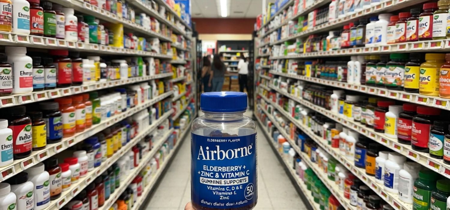 airborne elderberry + zinc & vitamin c