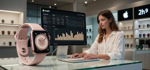 apple watch series 11 [gps 42mm] smartwatch with rose gold aluminum case with light blush sport band sm. sleep score, fitness tracker, health monitoring,... (1)