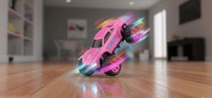 rc cars, pink remote control car for girls (1)