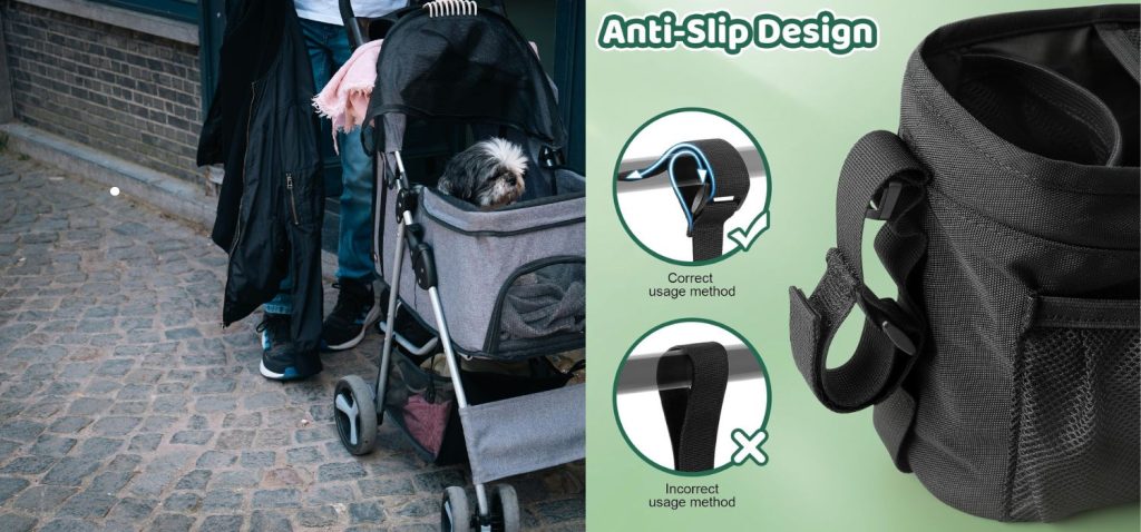Universal Stroller Organizer with Cup Holder