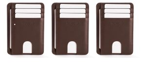 Grain Leather Slim Wallet for Men and Women grain leather slim wallet for men and women (1)