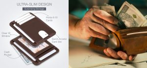 Grain Leather Slim Wallet for Men and Women grain leather slim wallet for men and women (2)